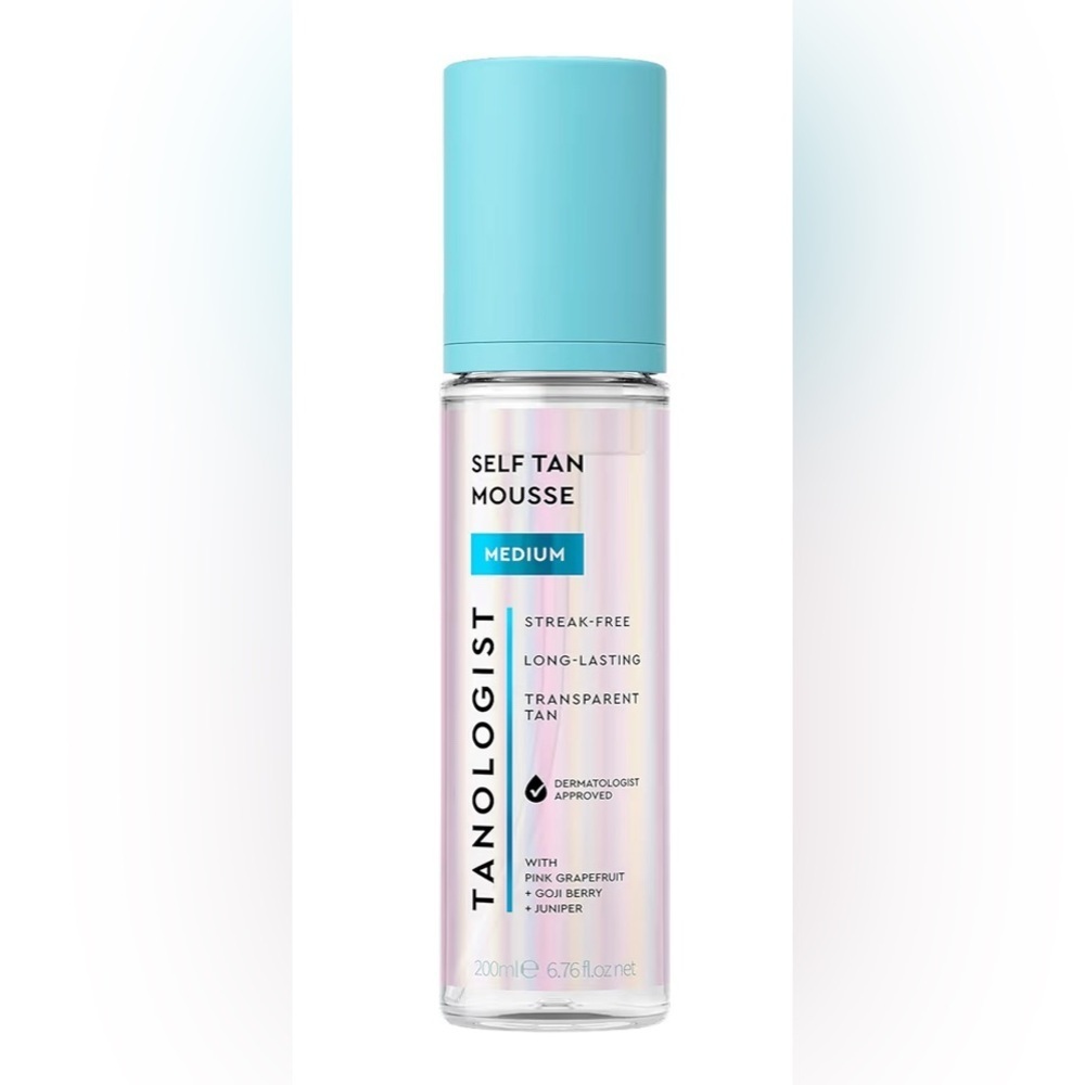 New- Tanologist MEDIUM Tan Mousse, Self-Tanning Streak-Free, Natural Glow,